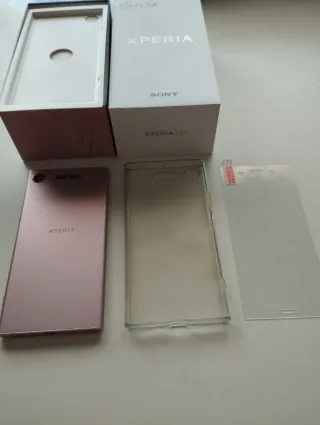 Sony Xperia XZ1 rosa + accessori