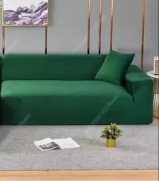 Copridivano velluto verde 3 posti