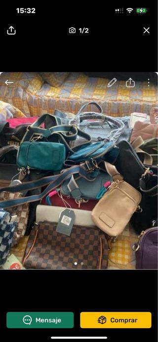 lote de bolsos para mercadillo varios modelos 