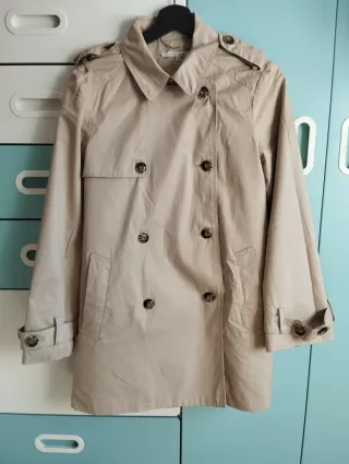 Gabardina El Corte Inglés Beige Talla M