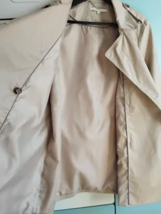 Gabardina El Corte Inglés Beige Talla M
