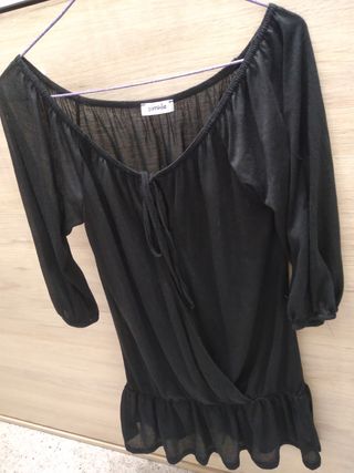 Blusa negra Bimkie talla S