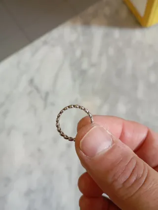 2 Anillos Plata y Pulsera Mujer