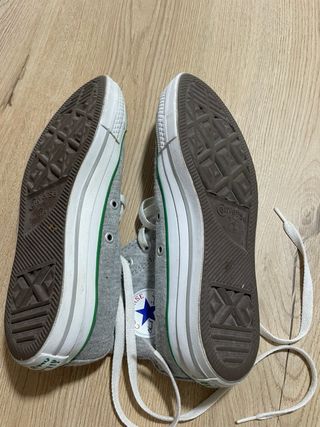 Zapatillas Converse All Star Grises y Verdes