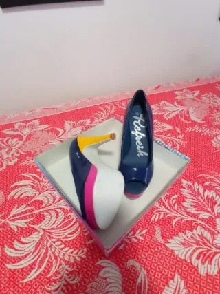 Zapatos Refresh Mujer Azul, Rosa, Blanco, Amarillo