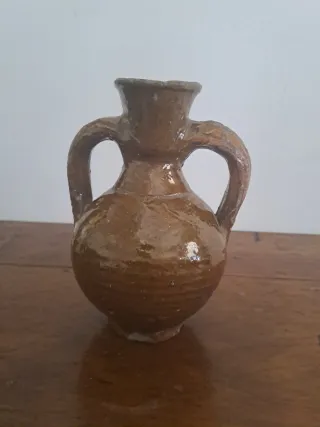 Botijo Aceite Cerámica Vidriada S.XVIII-XIX