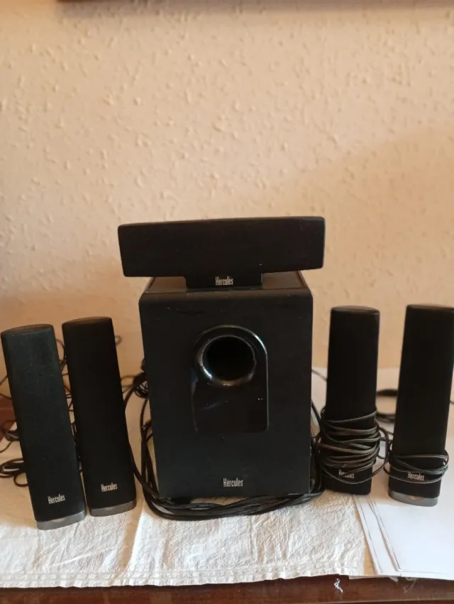Altavoces Hercules 2.1 Negro