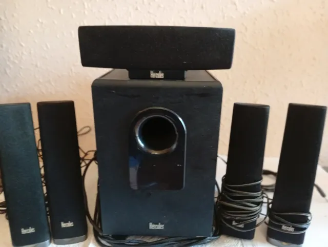 Altavoces Hercules 2.1 Negro