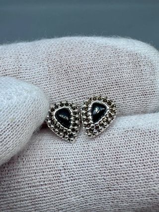 Pendientes Plata 925 Onix