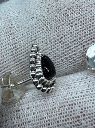 Pendientes Plata 925 Onix