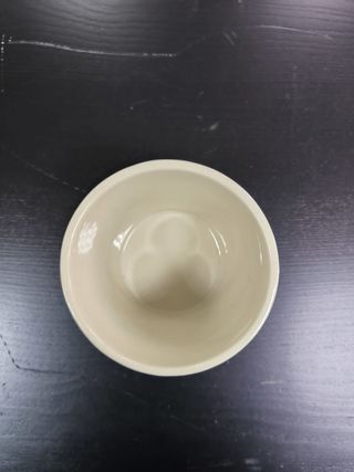 Maceta decorativa azul y blanca