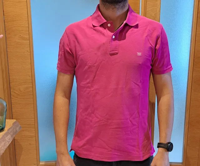 Polo Pedro del Hierro Rosa Talla M