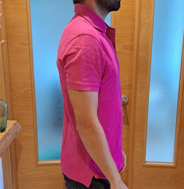 Polo Pedro del Hierro Rosa Talla M