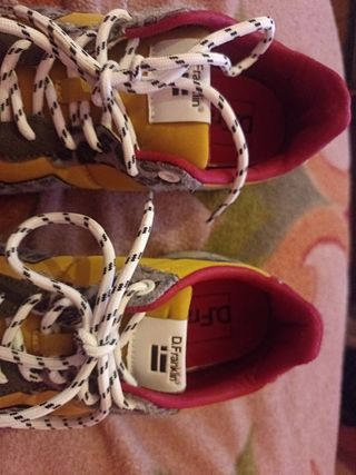 Zapatillas D.Franklin Mujer Amarillas y Rojas