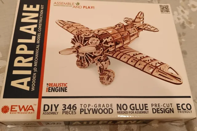 Maqueta Avión Madera EWA 346 Piezas