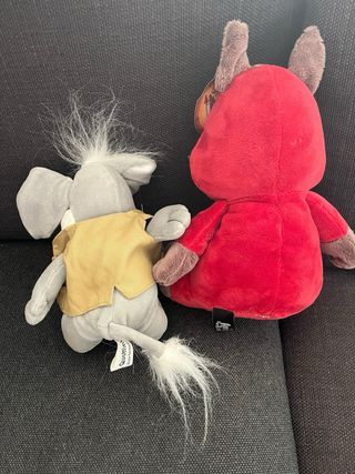 Peluche Elefante e Scoiattolo