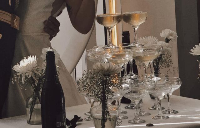 Copas de champán para bodas - Set de 22.