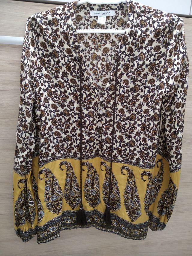 Blusa Venca Estampada Talla M