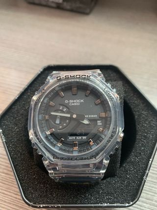 Reloj G-Shock Transparente Negro