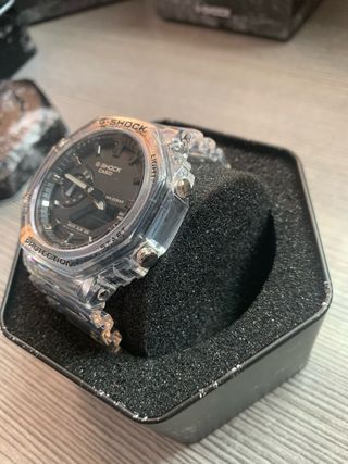 Reloj G-Shock Transparente Negro