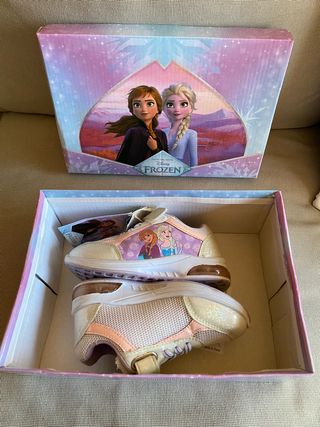 Deportivas Frozen Talla 26 con Luces LED