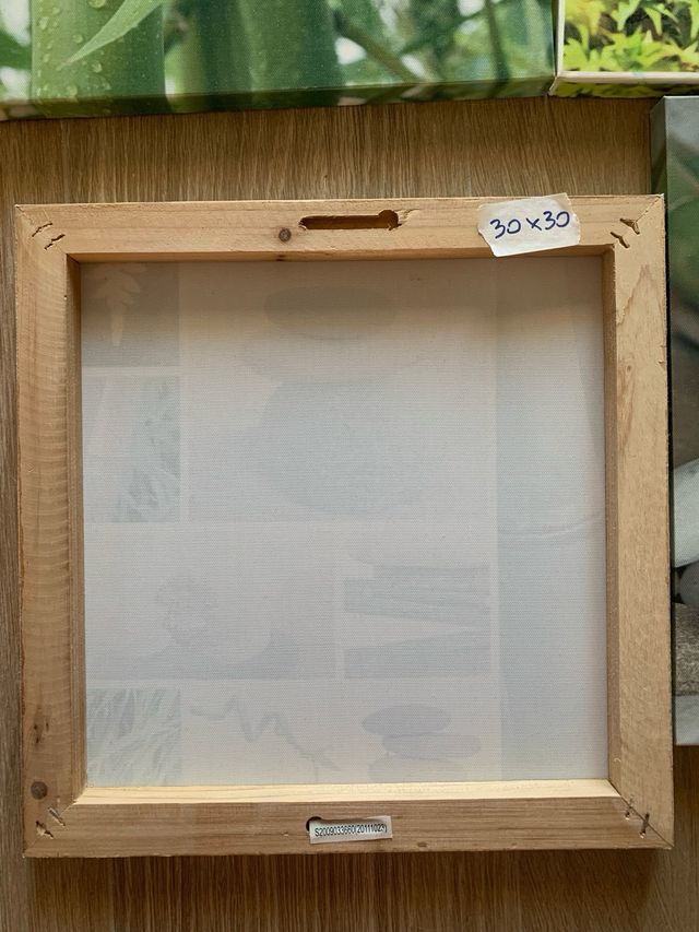 Set 6 Stampe Zen Bambù Pietre Orchidea Buddha