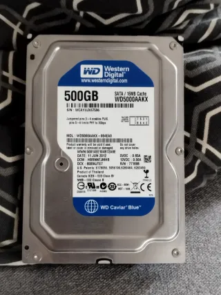 Disco Duro 500GB Western Digital WD5000AAKX