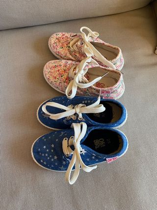 Zapatillas Lona Niña Talla 26