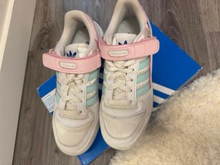 Adidas Forum Rosa, Blanco y Azul turquesa 