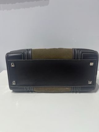 Bolso Loewe Amazona Marrón y Verde Oliva