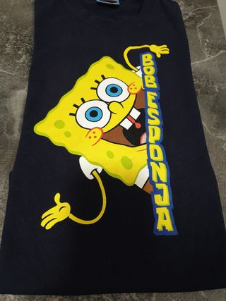 2 Pantalones Cortos Talla 36+ Camiseta Bob Esponja