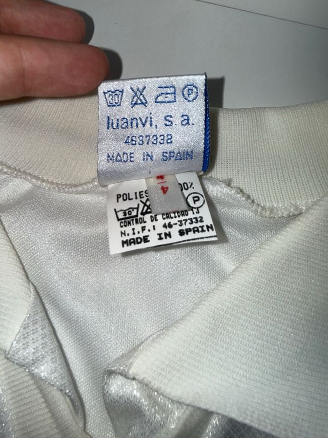 Camiseta Valencia CF 96/97 Firmada Luanvi original