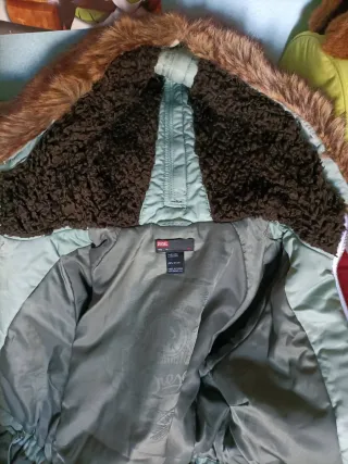 Parka Diesel Verde Militar Mujer