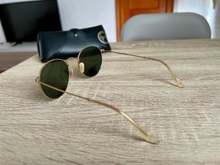 Gafas Ray Ban Round Metal Oro