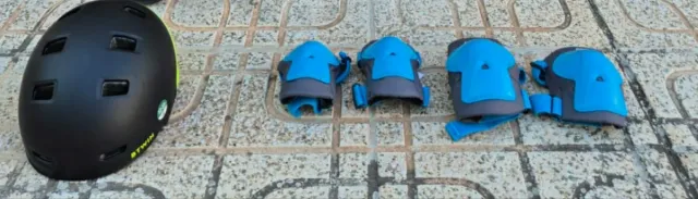 Casco y protecciones bicicleta