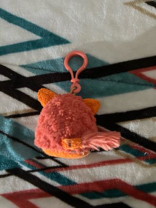 Furby llavero peluche naranja