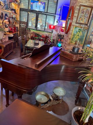 Piano Steck Marrón