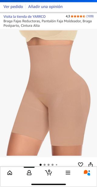 Braga Faja Reductora YARRCO Talla M Beige