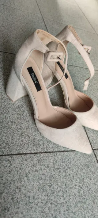Scarpe Vero Moda tacco cipria