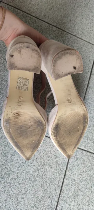 Scarpe Vero Moda tacco cipria