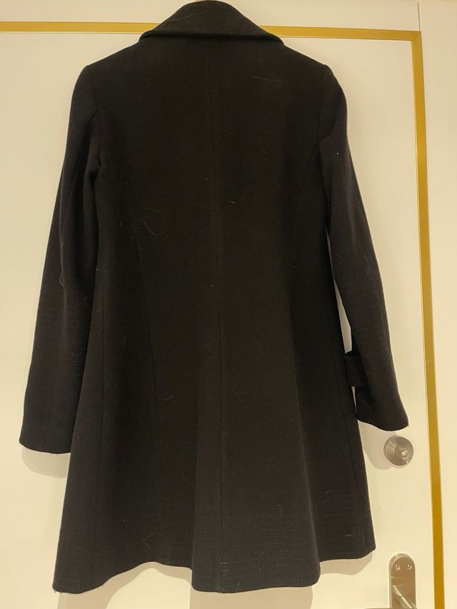 Abrigo negro talla M