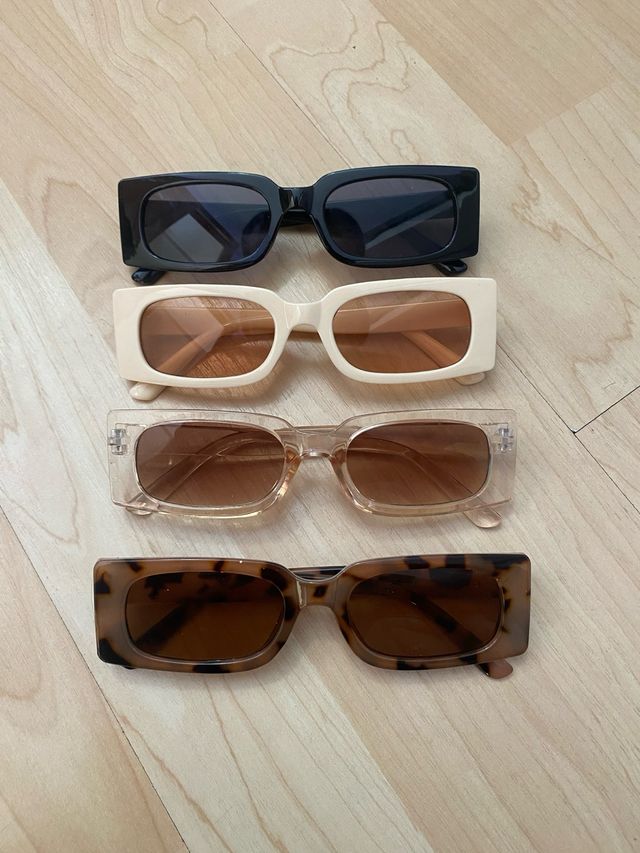 Lote 4 Gafas de Sol Rectangulares