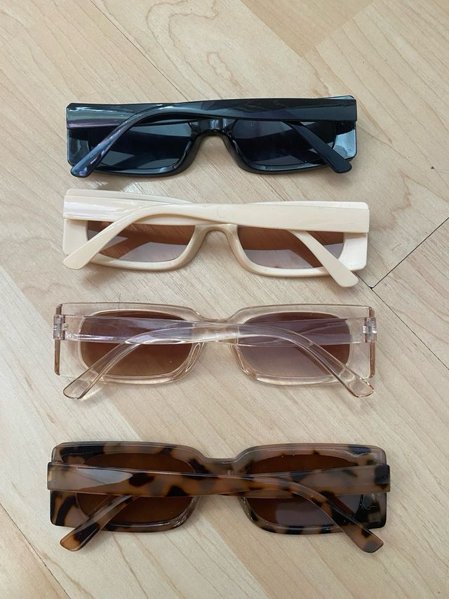 Lote 4 Gafas de Sol Rectangulares