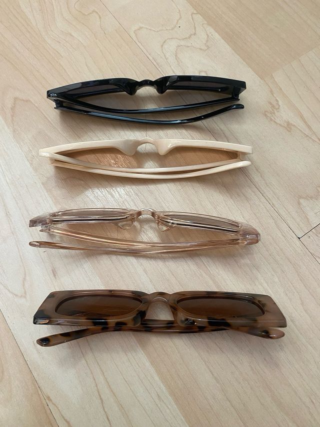 Lote 4 Gafas de Sol Rectangulares