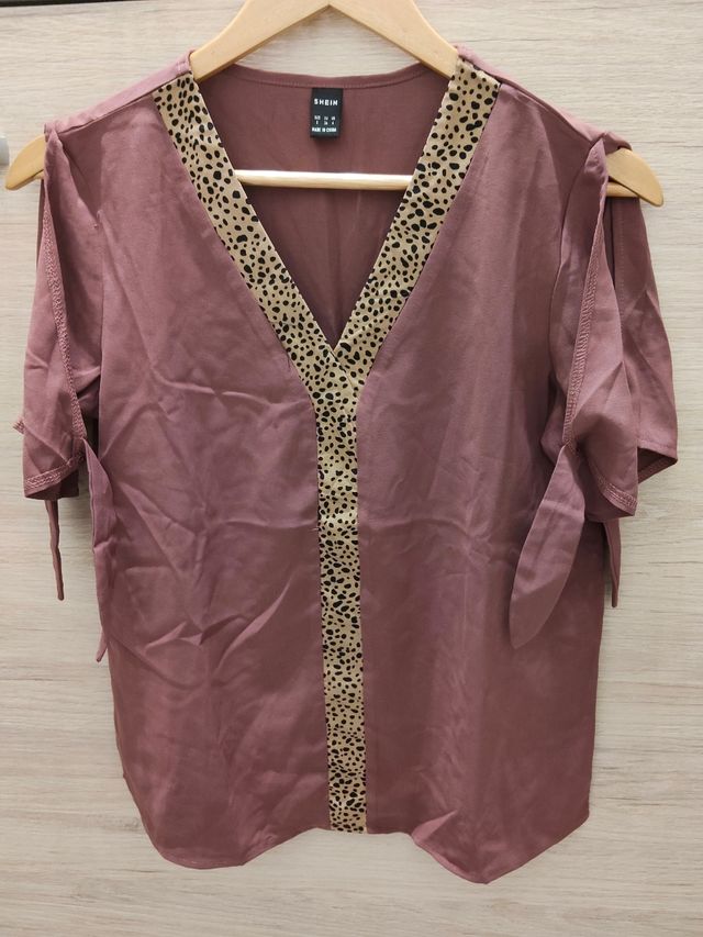 Blusa SHEIN Talla XS Estampado Animal