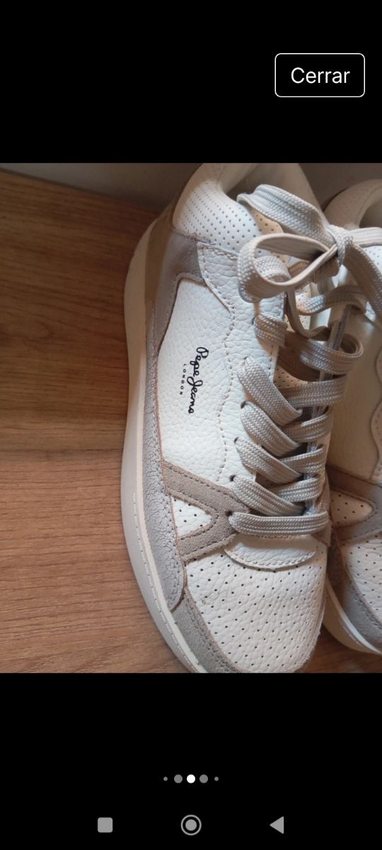 Deportivas Pepe Jeans Blancas y Grises