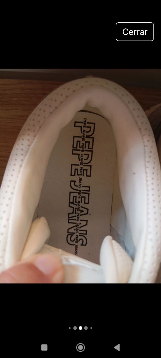 Deportivas Pepe Jeans Blancas y Grises