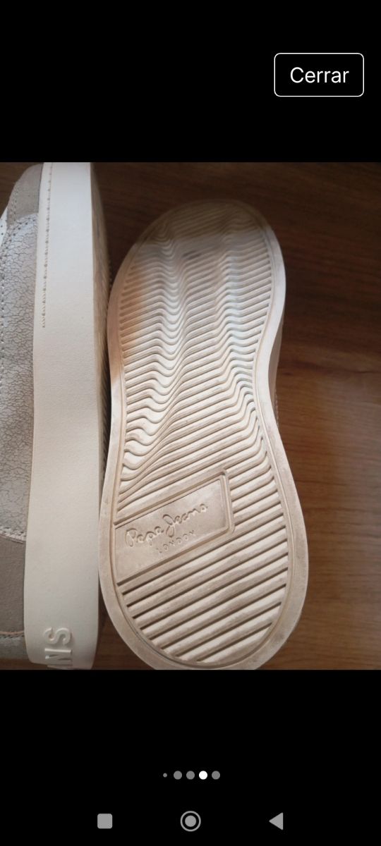 Deportivas Pepe Jeans Blancas y Grises