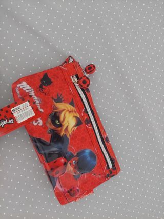 Mochila y estuche Miraculous Ladybug