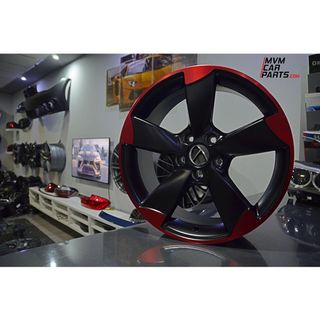 Juego de 4 Llantas 18 Rotor Red Candy AU054